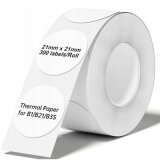 Original OEM Label Niimbot 21x21 mm (21*21ROUND) (White) (300 pcs, Round)