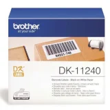 Original OEM Label Brother DK-11240 (DK-11240) (White) (600 pcs, 102 mm, 51 mm) for Brother TD-4520DN