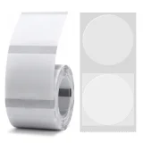 Original OEM Label Niimbot 31x31 mm (31ROUND_T) (Transparent) (210 pcs) for Niimbot B3S