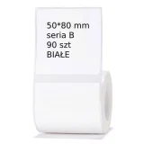 Original OEM Label Niimbot 50x80 mm (50*80) (White) (90 pcs) for Niimbot B3S