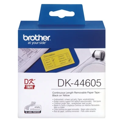 Original OEM Ribbon Brother DK-44605 (DK-44605) (Yellow) (62 mm, 30,48 m)