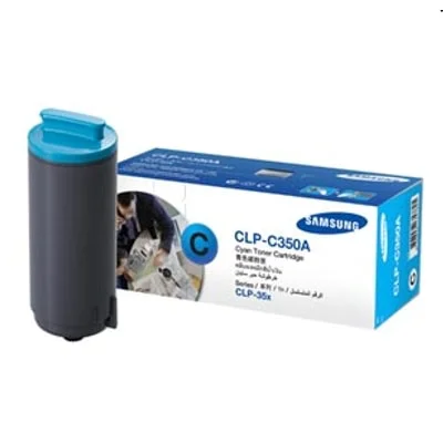 Original OEM Toner Cartridge Samsung CLP-C350A (CLP-C350A) (Cyan)