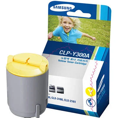 Original OEM Toner Cartridge Samsung CLP-Y300A (CLP-Y300A) (Yellow)