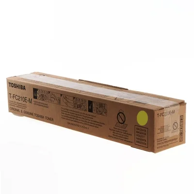 Original OEM Toner Cartridge Toshiba T-FC210E-Y (6AJ00000168) (Yellow)