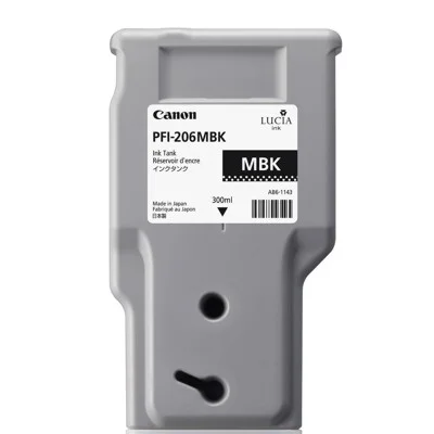 Original OEM Ink Cartridge Canon PFI-206MBK (5302B001AA) (Matte black)