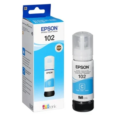 Original OEM Ink Cartridge Epson 102 (C13T03R240) (Cyan)