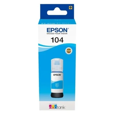 Original OEM Ink Cartridge Epson 104 (C13T00P240) (Cyan)