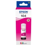 Original OEM Ink Cartridge Epson 104 (C13T00P340) (Magenta)