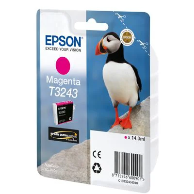 Original OEM Ink Cartridge Epson T3243 (C13T32434010) (Magenta)