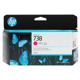 Original OEM Ink Cartridge HP 738 (498N6A) (Magenta) for HP DesignJet T800 36" MFP