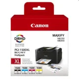 Original OEM Ink Cartridges Canon PGI-1500 XL CMYK (9182B010) for Canon MAXIFY MB2155