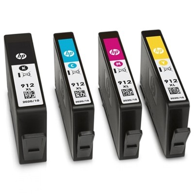 912XL 4-Pack Replacement Ink Cartridges for HP 912 XL for Officejet Pr