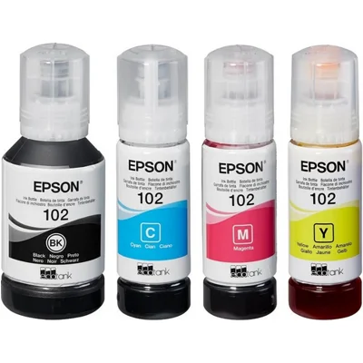 Ink cartridges Epson 102 CMYK - compatible and original OEM