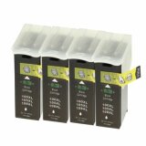 Compatible Ink Cartridges 100XL BK for Lexmark (DT-LA100XLBK/F) (Black) (4xpack)