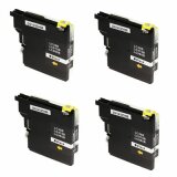 Compatible Ink Cartridges LC-985 BK for Brother (DT-AB-985BK/F) (Black) (4xpack)