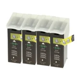 Compatible Ink Cartridges 100XL BK for Lexmark (DT-LA100XLBK/F) (Black) (4xpack)