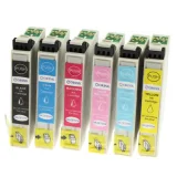 Compatible Ink Cartridges T0791-T0796 for Epson (DT-AE-T0791/K) (multi pack)