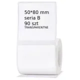 Original OEM Label Niimbot 50x80 mm (50*80T) () (90 pcs) for Niimbot B21 Red